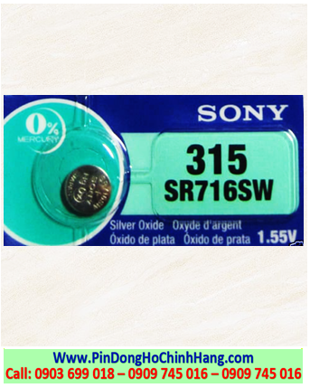 Sony 315; Pin Sony SR716SW 